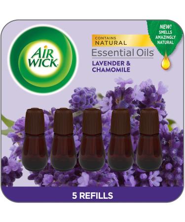 Air Wick Essential Mist Refill, 5 ct, Lavender and Almond Blossom, Essential Oils Diffuser, Air Freshener