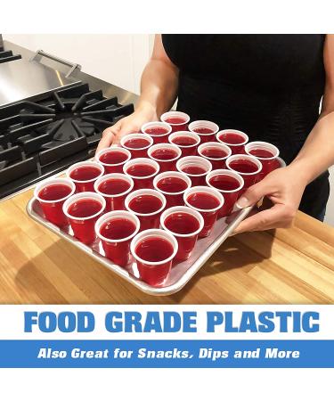 GoPong 2oz Plastic Shot Cups - 200 Pack, Disposable Mini Party Cups in Red - Buy Online on GoSupps.com