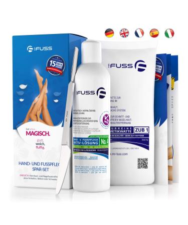 Horn skin remover Mr. Fuss solution No.4 - Fast soft - 250ml plus pack multi - against cornea cuticle pressure points calluses with immediate effect in 10 minutes