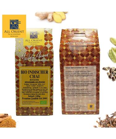 Buy 3x100g Organic Indian Chai - Premium Quality Tea for International Shipping - Buy Online on GoSupps.com