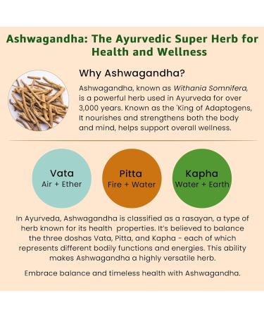 Pure Nutrition Organic Ashwagandha Tablets - 600mg | 120 Count | USDA Organic Certified | Ayurvedic Herb for Vata & Pitta Balance | Non-GMO | Gluten-Free - Buy Online on GoSupps.com