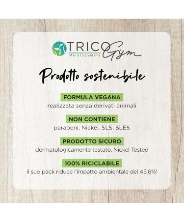 Tricogym Instant Reconditioning Detangling Hair Balm 200ml - Patented formula with melatogymine 96% natural ingredients no parabens sls/sles free - 100% recyclable pack - Buy Online on GoSupps.com