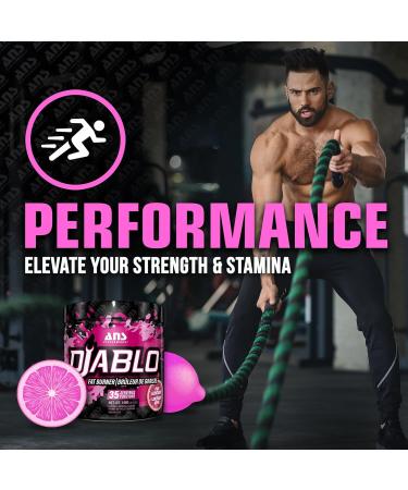 ANS Performance Diablo (35 Servings 4.9 oz) - Energy Powder for Elevated Strength & Stamina - With Added Kinetq Garcinia L Carnitine - Thermogenic Formula - Delicious Flavours (Pink Lemonade)) - Buy Online on GoSupps.com