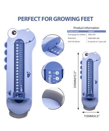 Pedimetre Baby & Child Foot Measuring Device - Accurate Shoe Size 0-35 for Toddlers & Kids (Blue) - International Shipping Available - Buy Online on GoSupps.com