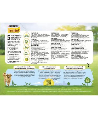 Friskies Vitafit Adult Dog Food in Sauce with Meat/Vegetables for Dogs (packaging may vary) - Buy Online on GoSupps.com