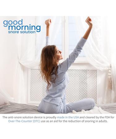 Good Morning Snore Solution Mouthpiece - FDA Cleared Anti Snoring Device for Adults | Sleep & Snoring Solution - Buy Online on GoSupps.com