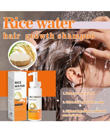 Rice Water Shampoo for Hair Loss | Nourishing Hair Regrowth Treatment for Thinning & Balding - Buy Online on GoSupps.com