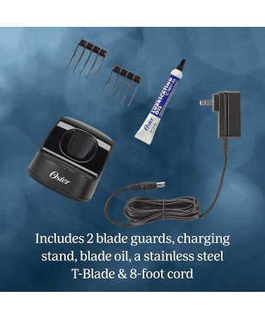 Oster Professional Cordless Hair Trimmer Set - Burgundy 7 Piece with Ergonomic Design & Rechargeable Battery - Buy Online on GoSupps.com
