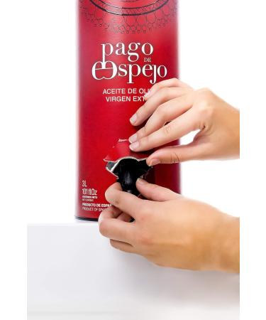 Pago de Espejo - Premium Picual Extra Virgin Olive Oil 3L Dispenser | Gourmet Olive Oil from Ja n Spain | Award-Winning First Harvest | Family Business Tradition - Buy Online on GoSupps.com