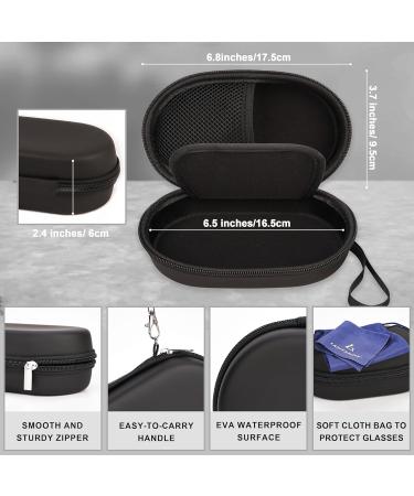 Lasiyanor 2-in-1 Contact Lens & Glasses Case - Portable Travel Case with Mirror Tweezers & Solution Bottle - Ideal for Everyday Use & Outdoor Adventures - Buy Online on GoSupps.com
