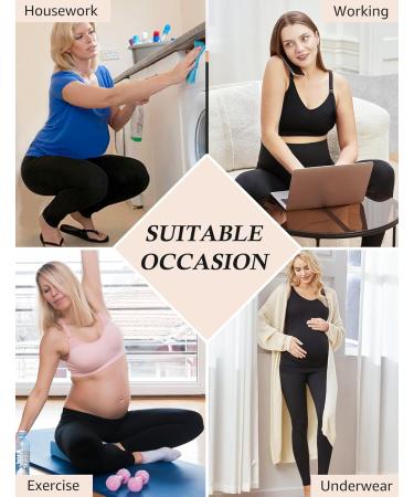 HOFISH Women's High Waisted Morandi Grey Leggings - Medium | Workout Yoga Pants - Buy Online on GoSupps.com