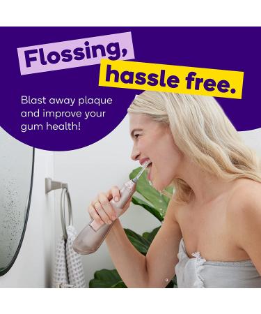 BURST Cordless Water Flosser | Teeth Cleaning & Plaque Removal | 3 Modes | Rose Gold - Buy Online on GoSupps.com