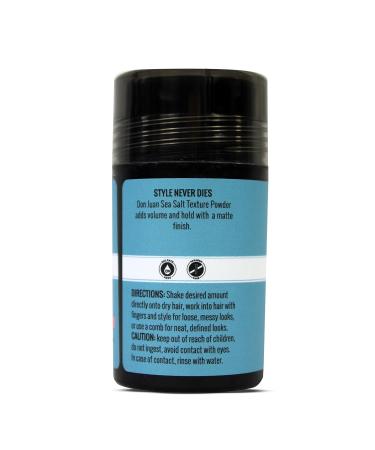 Don Juan Sea Salt Texture Powder - Extra Fine Strong Hold Matte Finish 0.7 oz | Volume & Texture for All Hair Types - Buy Online on GoSupps.com