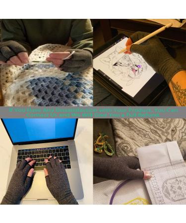 2 Pairs Arthritis Compression Gloves | Relieve Arthritis & Carpal Tunnel Pain | Anti-Slip Design for Work | Women & Men | Medium - Buy Online on GoSupps.com