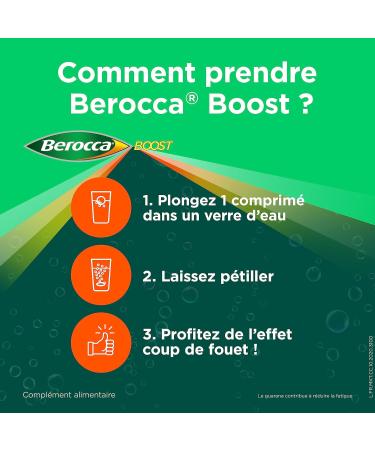 Berocca Orange Energy + Berocca Boost Guarana Caffeine Multivitamins Helps Reduce Fatigue Vitamin C B and Minerals 30 + 45 Effervescent Tablets Do Not Match - Buy Online on GoSupps.com