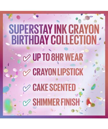 Maybelline Super Stay Ink Crayon Matte Lipstick - Limited Edition Birthday Collection - Spoil Me 0.04 oz - Buy Online on GoSupps.com