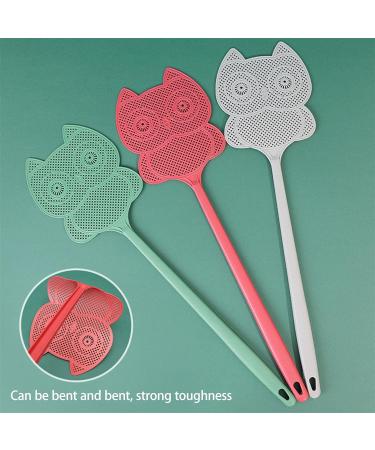 BAMFY 6 Pcs Fly Swatter Manual Strong Flexible Plastic Fly Swat Set Heavy Duty with Long Handle Fly Swatters for Outdoor Rustic Bug Swatter Flies - Buy Online on GoSupps.com