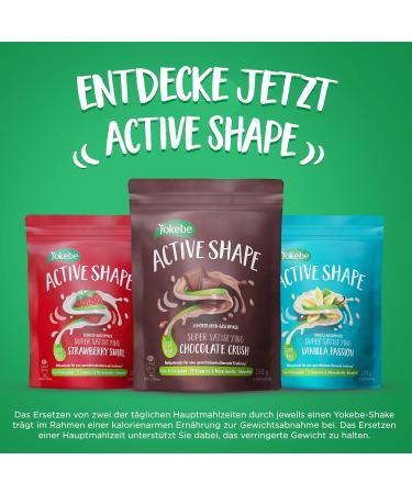 YOKEBE Active Shape Chocolate Crush - High Protein Diet Drink Meal Set | 250g (10 Portions) for Weight Control - Buy Online on GoSupps.com