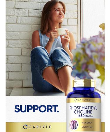 Carlyle Phosphatidyl Choline 1680mg | 90 Softgels | Non-GMO & Gluten Free Supplement - Buy Online on GoSupps.com