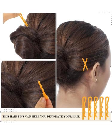 48 Metal-Free Bobby Pins with Sturdy Wave Design in Brown - Hair Grip Pins for Women & Girls | Includes Storage Box - Buy Online on GoSupps.com