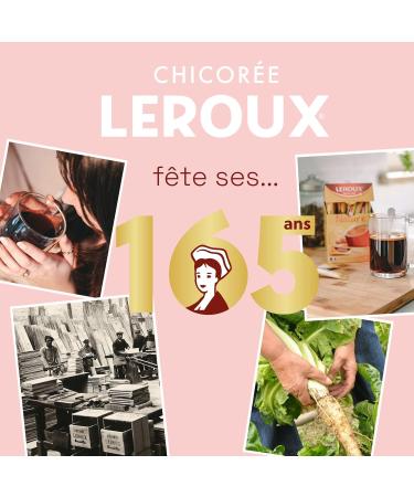 Leroux - Soluble Chicory Nature in Sticks - 100% Plant Origin - Roasted Chicory Lightly Caramelized Taste - Rich in Fiber No Added Sugars - Pack of 6 Boxes of 20 Sticks - Buy Online on GoSupps.com