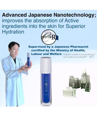 Enzym Co Ltd Nanoticle Lotion 120ml Made in Japan 5 Moisturizing Ingredients - Buy Online on GoSupps.com