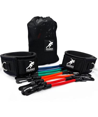 Kbands | Speed and Strength Leg Resistance Bands | Includes Speed 101 and Agility FX Digital Training Programs - Sizes for Youth, Intermediate, and Advanced Athletes Blue, Green, Red, Orange - Buy Online on GoSupps.com