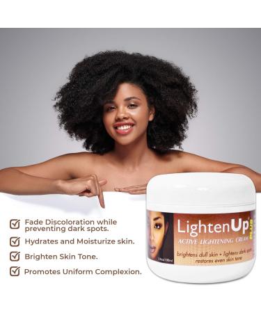 LightenUp Plus Active Skin Brightening Cream - 3.4 Fl oz / 100 ml - Cream For Face and Body - Buy Online on GoSupps.com