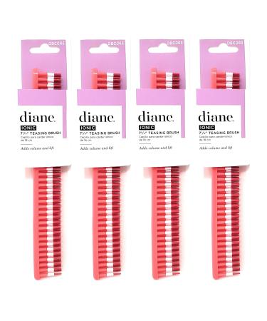 Mebco Pocket Brush 3 Row Bristles Pink  4 Count (Pack of 1) 4 Count (Pack of 1) Pink