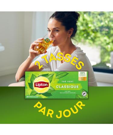 Lipton Green Tea Flavored Green Tea Cold or Hot Infusion Mango & Apricot Taste 100% Natural Origin Ingredients 20 Pyramid Sachets - Buy Online on GoSupps.com