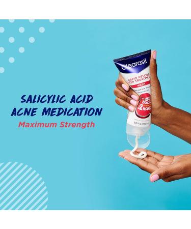 Clearasil Rapid Rescue Deep Treatment Acne Face Wash Maximum Strenght with 2% Salicylic Acid Acne Medication Acne Facial Cleanser 6.78 fl oz (Pack of 3) - Buy Online on GoSupps.com
