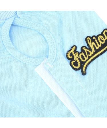 Selmai Medical Pet Shirt - Soft Cotton E-collar Alternative for Post-Op Dogs & Cats | Wound Protection & Nursing Clothing in Blue - Size S - Buy Online on GoSupps.com