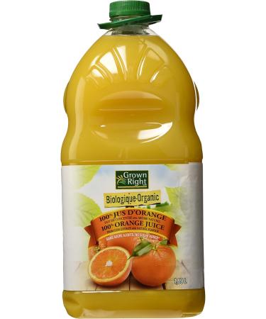 Grown Right Organic Orange Juice-2 X 1.89L 2-Count - Buy Online on GoSupps.com