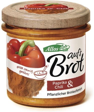 ORGANIC CREAMY PEPPER AND CHILI PASTE 140 g - ALLOS - Buy Online on GoSupps.com