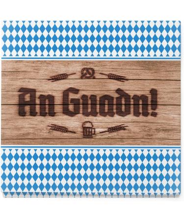 Ittenga Bayrisch Blau Wei Schee Napkins 30x30cm - 20 Pack 3-Layer for Oktoberfest & Festivals - Buy Online on GoSupps.com