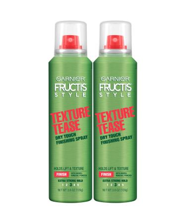 Garnier Fructis Style De-Constructed Texture Tease Dry Touch Finishing Spray, 3.8 Ounce (2 Count) 3.8 Ounce (Pack of 2) Texture