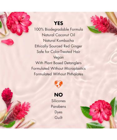 Love Beauty and Planet Silicone Free Conditioner - Black Tea Kombucha & Red Ginger | Detox & Nourish for Soft Shiny Hair - 13.5 fl oz - International Shipping - Buy Online on GoSupps.com