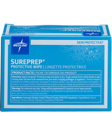 Medline Sureprep Skin Protectant Wipes 50 Count - Original Version - Buy Online on GoSupps.com