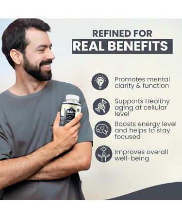 Gi.Da.Culture Shilajit Capsules + NAD+ Supplement Cellular Energy Brain Fog Support Focus Anti-Aging Mitochondrial Health for Men & Women - Buy Online on GoSupps.com