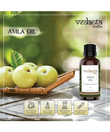  Vedanta Crafts Vedanta Craft Premium Amla Oil 30ml Hair and Skin Care Superior Quality Indian Source - Buy Online on GoSupps.com