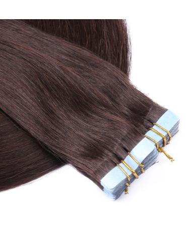 Shop #2 Dark Brown Tape-In Hair Extensions - 70cm 30 Bricks 100% Remy Real Hair - Tresse by Novon - Buy Online on GoSupps.com