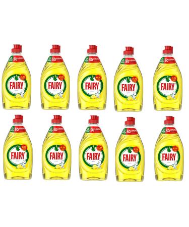 Fairy Lemon Liquid Washing Up Liquid - 10 x 320ml Box Pack