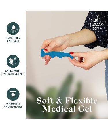 Toe Spacers for Comfort & Alignment | Silicone Toe Separators to Relieve Pain & Correct Toes | Anatomical Toe Stretchers for Men & Women - (Blue - Buy Online on GoSupps.com