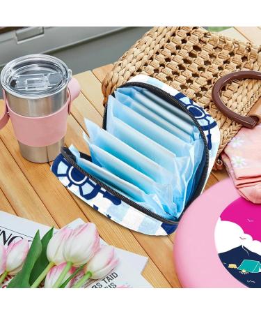 Buy Anchor Storage Bag for Women's Bandages & Menstrual Pads | Portable Nautical Design Multicolored Ideal for School & Office - Buy Online on GoSupps.com