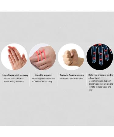 Ymiko Finger Splint - Soft Breathable Elastic Aluminum Finger Protector for Adults & Children | International Shipping Available - Buy Online on GoSupps.com