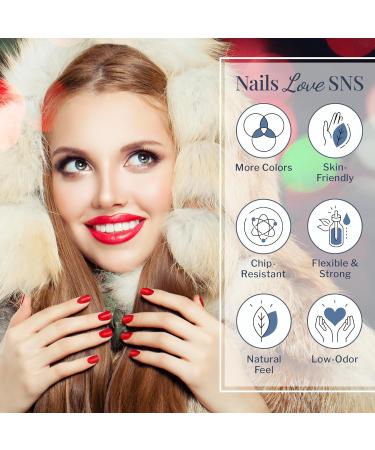 SNS Nail Dip Powder - Gelous Color Dipping Powder Cab n All Day (Wine/Maroon) - Long-Lasting 14-Day Acrylic Nail Polish - Low-Odor No UV Lamp Needed - 1 oz AN06 - Buy Online on GoSupps.com