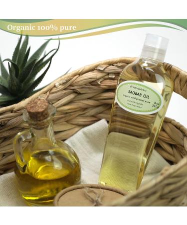 Dr Adorable Baobab Oil 8 oz - 100% Pure Organic Cold Pressed - International Shipping Available - Buy Online on GoSupps.com