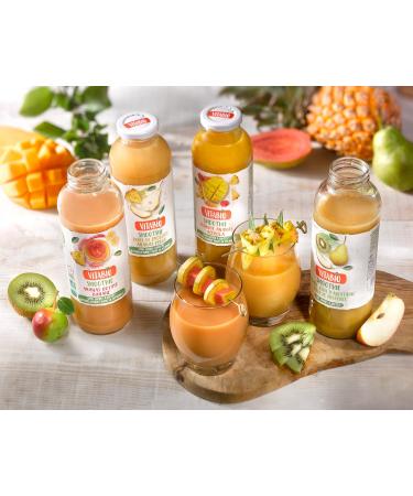 Vitabio - 100% Fruit Smoothie - Pineapple Guava Banana 50 cl - Pack of 6 - Organic - Buy Online on GoSupps.com
