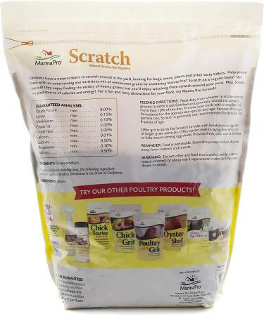 Buy Manna Pro Ultimate Scratch Chicken Feed - Nutrient Rich Treats, 10 LB - Buy Online on GoSupps.com