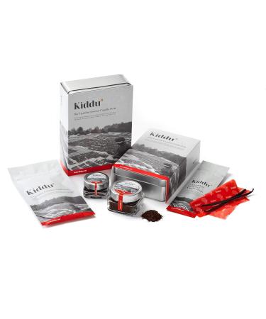 Kiddu 40g Vanilla Powder - 100% Pure Ground Vanilla Pods from Full and Flavorful 'Unspent' Beans - Buy Online on GoSupps.com